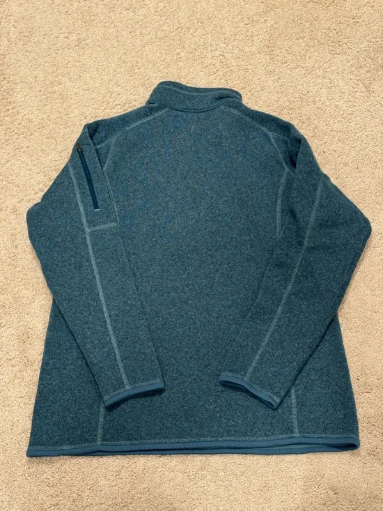 Patagonia Better Sweater Women's 1/4 Zip Fleece Pullover — Abalone Blue (Teal) - Picture 5 of 8